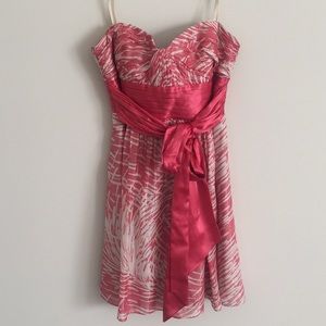 BCBG MaxAzria strapless dress